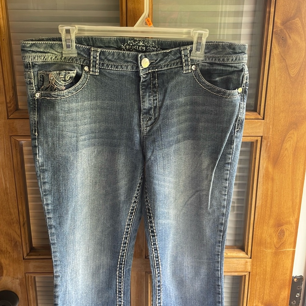 Ladies Paisley Sky jeans - Picture 1 of 8